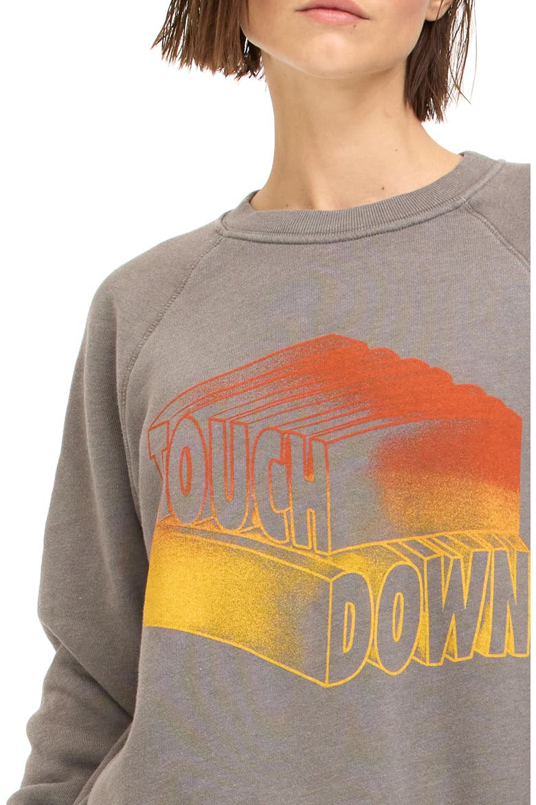 Touchdown Graphic Sweatshirt, Alternate, color, SLATE