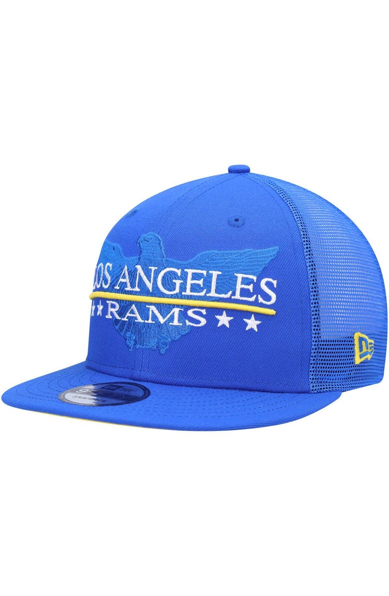 New Era Men's New Era Royal Los Angeles Rams Totem 9FIFTY Snapback Hat, Alternate, color, 