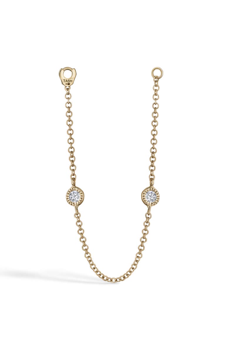 MARIA TASH Double Diamond Connecting Charm, Main, color, 18K Yellow Gold/ Diamond