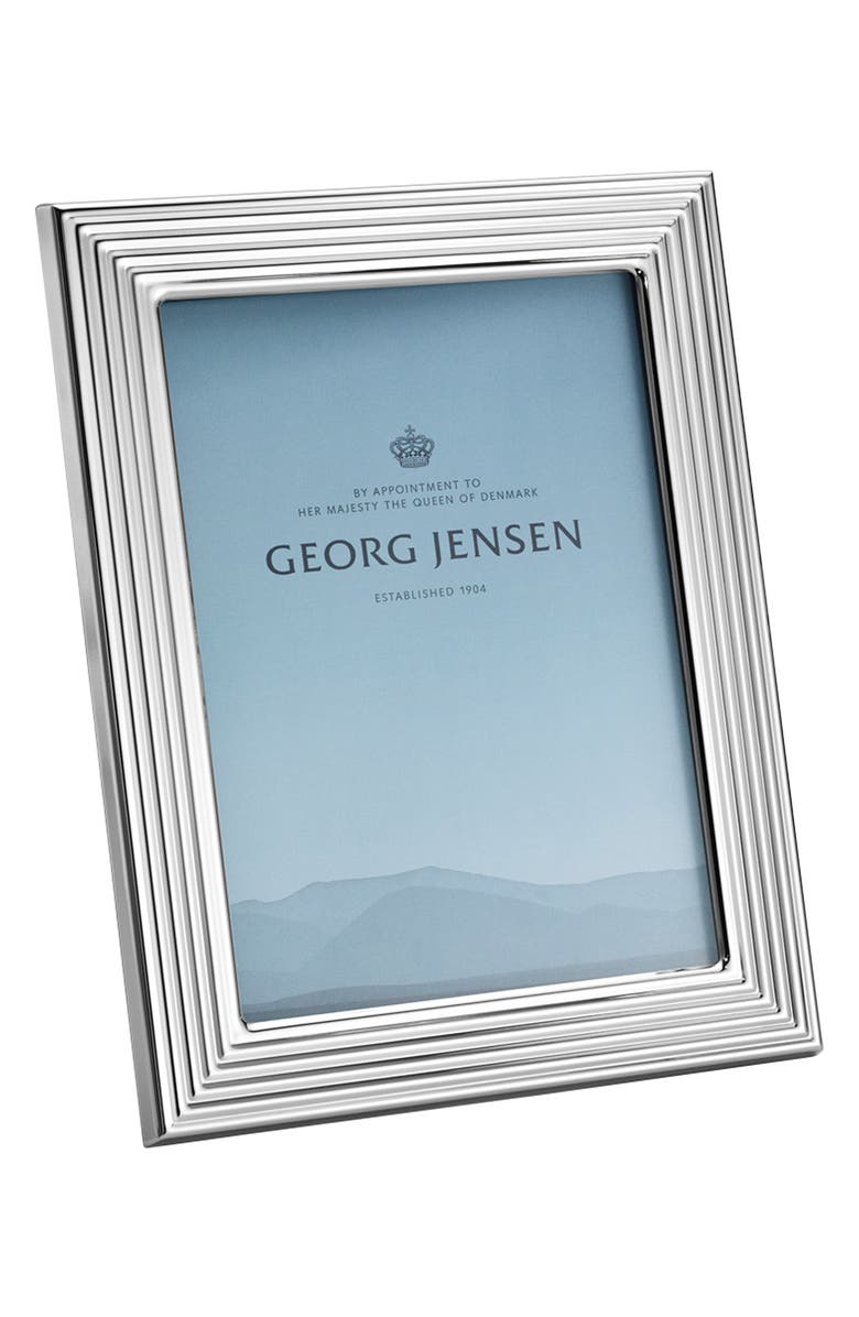 Georg Jensen Bernadotte 5 x 7–Inch Picture Frame, Main, color,