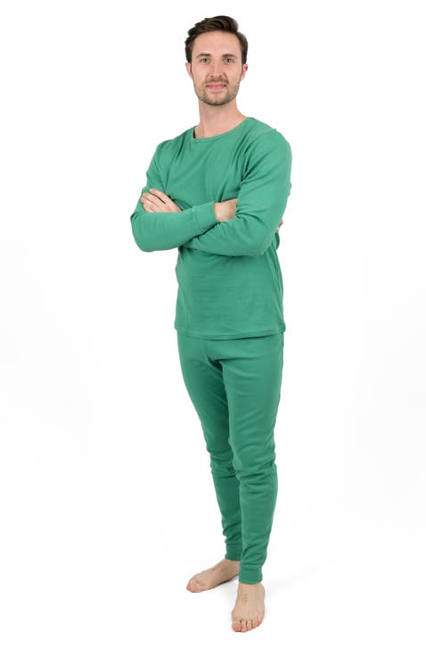 Men's Cotton Solid Matching Family Pajamas