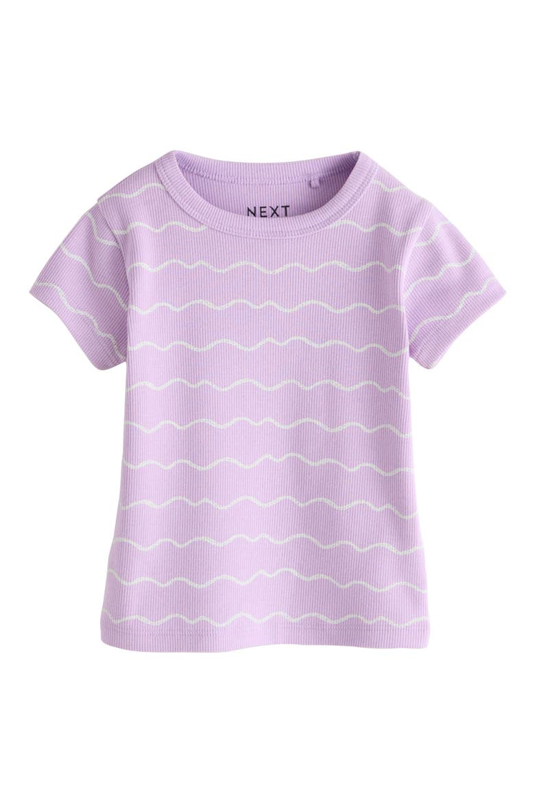 Rib Assorted 5-Pack Cotton T-Shirts, Alternate, color, PINK