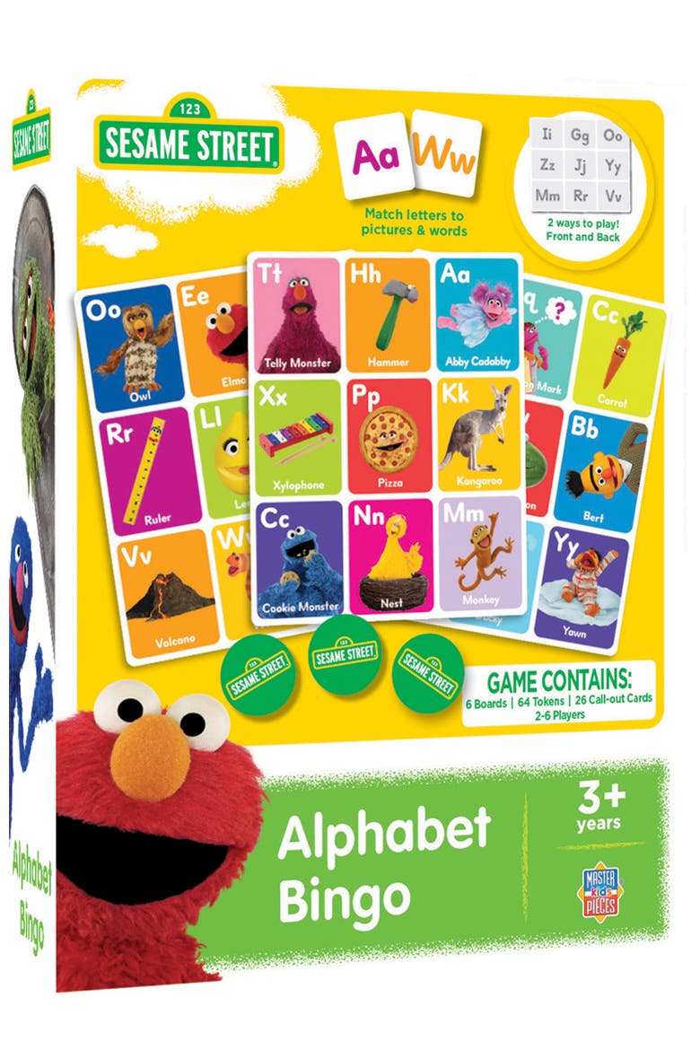 Sesame Street Alphabet Bingo, Main, color, Multicolor