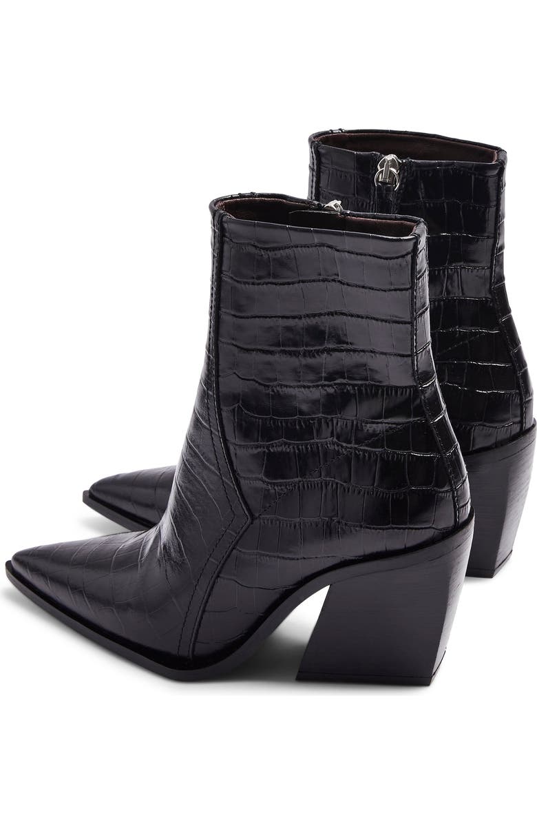 Topshop Honour Pointed Toe Western Boot, Alternate, color,