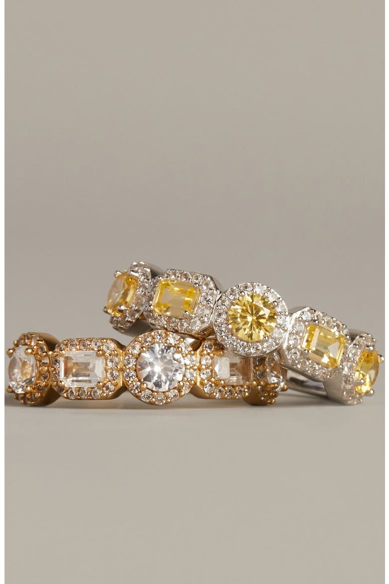 Lab Grown Canary Edwardian Ring, Alternate, color, Canary