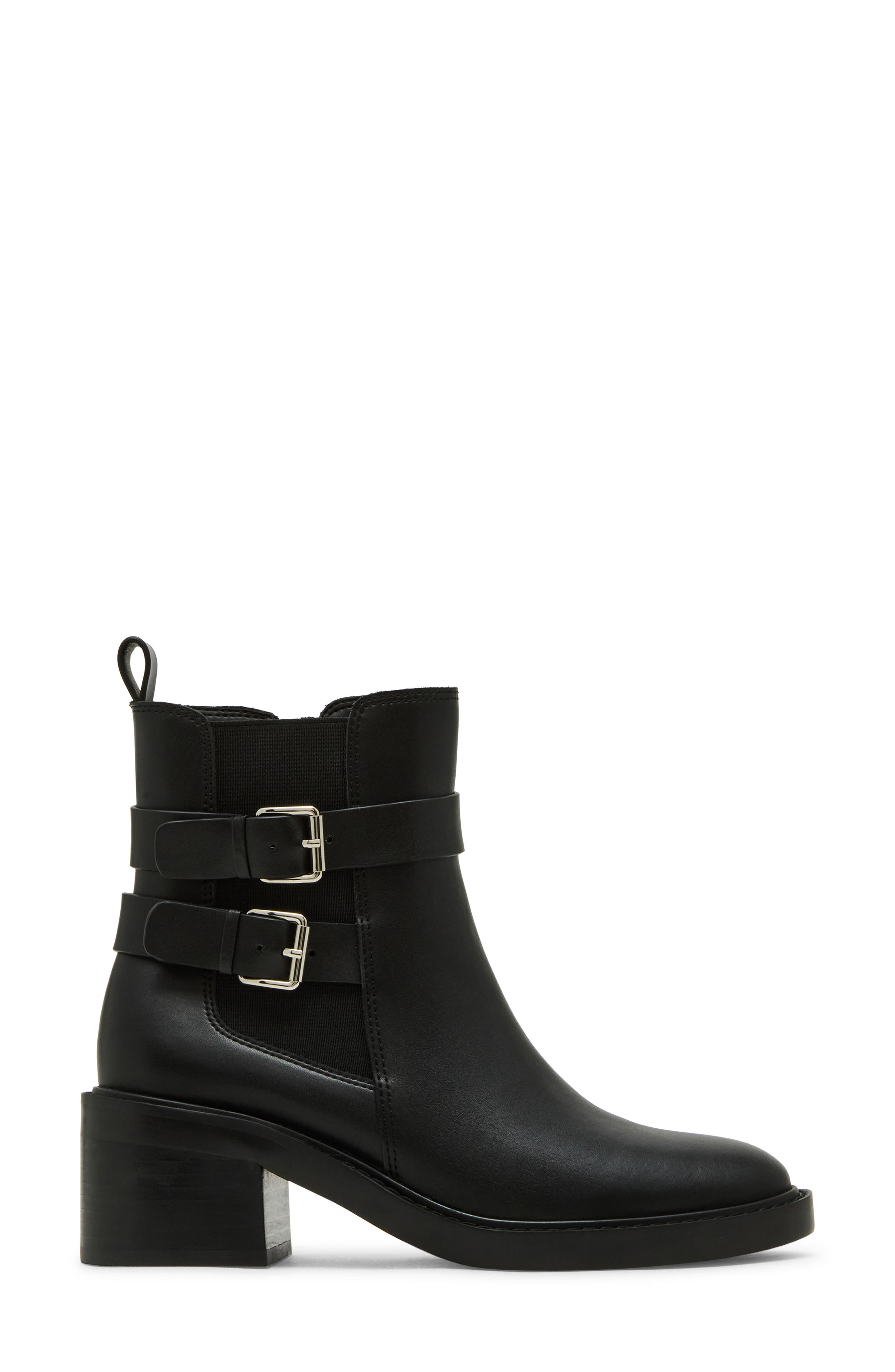 Blondo Lanessa Waterproof Bootie, Alternate, color, Black Leather