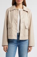 Sam Edelman Faux Leather Swing Jacket