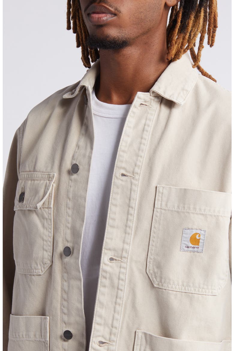 Garrison Workwear Twill Coat, Alternate, color, TONIC STONE DYED