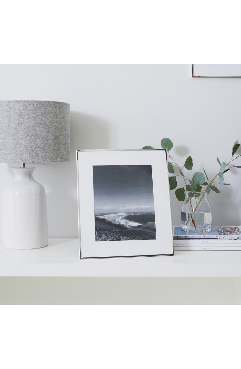 The White Company Fine Silver Plated Picture Frame, Alternate, color,