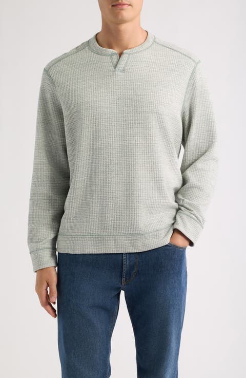 Fairmonte Abaco Reversible Notch Neck Sweatshirt