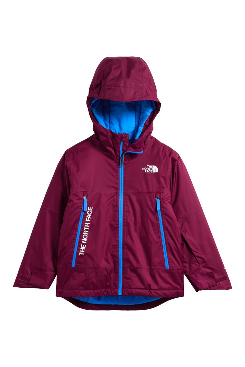 Kids' Freedom Insulated Hooded Waterproof Jacket, Main, color, BOYSENBERRY