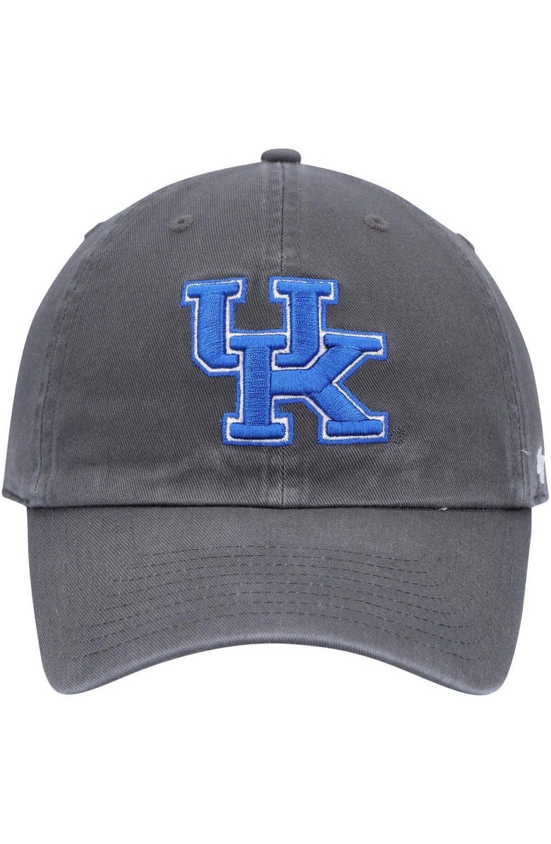 '47 Men's '47 Charcoal Kentucky Wildcats Clean Up Adjustable Hat, Alternate, color, 