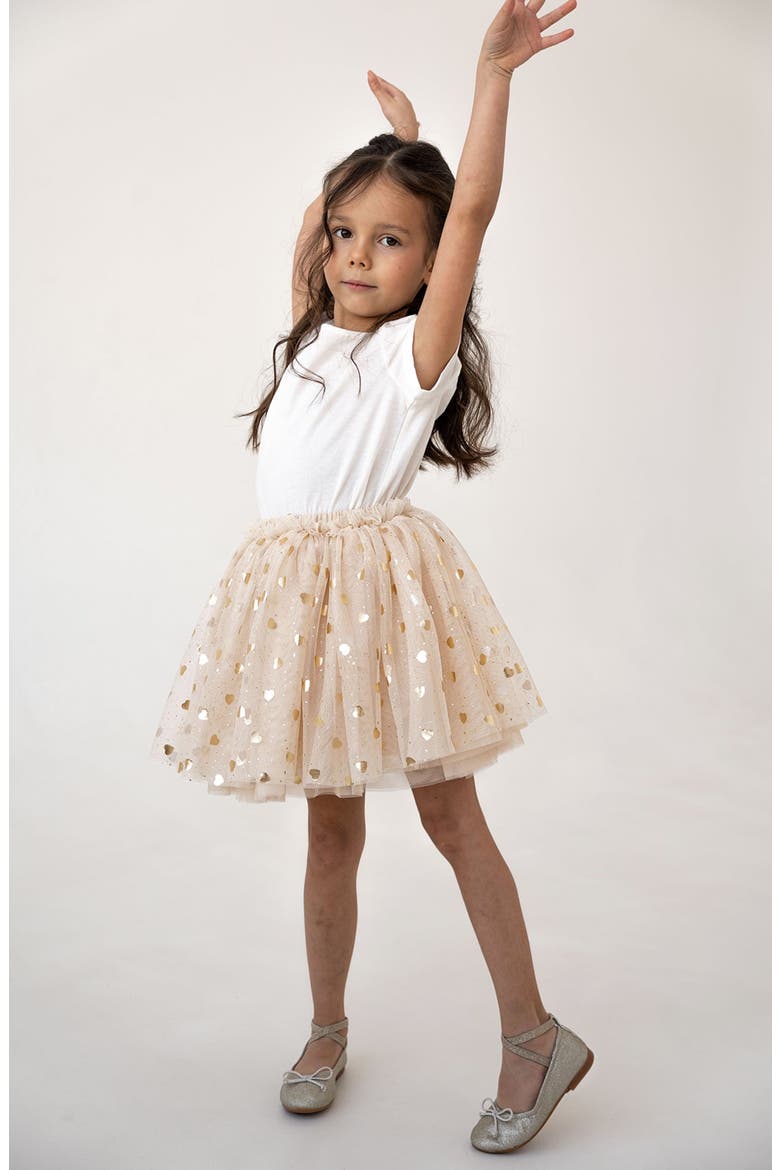 Gleam Tutu Skirt, Main, color, Sand Beige