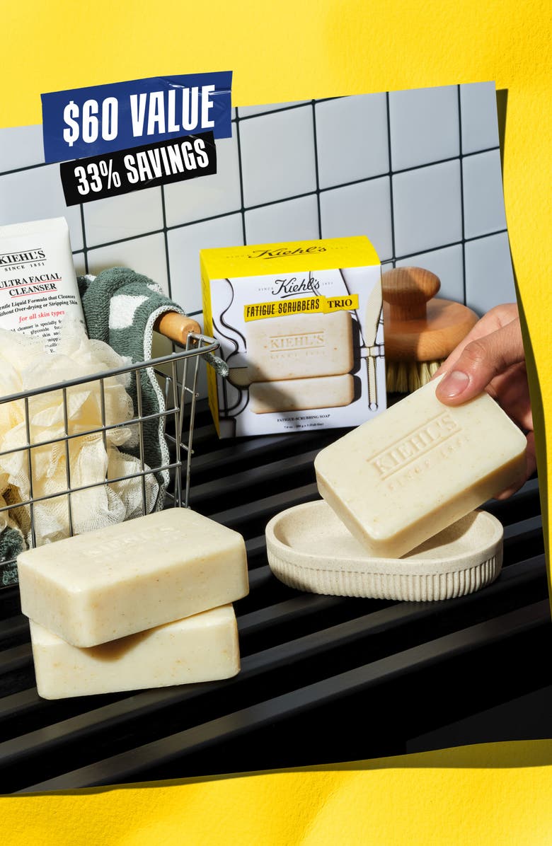 Kiehl's Since 1851 Fatigue Scrubbers Trio (Nordstrom Exclusive) $60 Value, Alternate, color,
