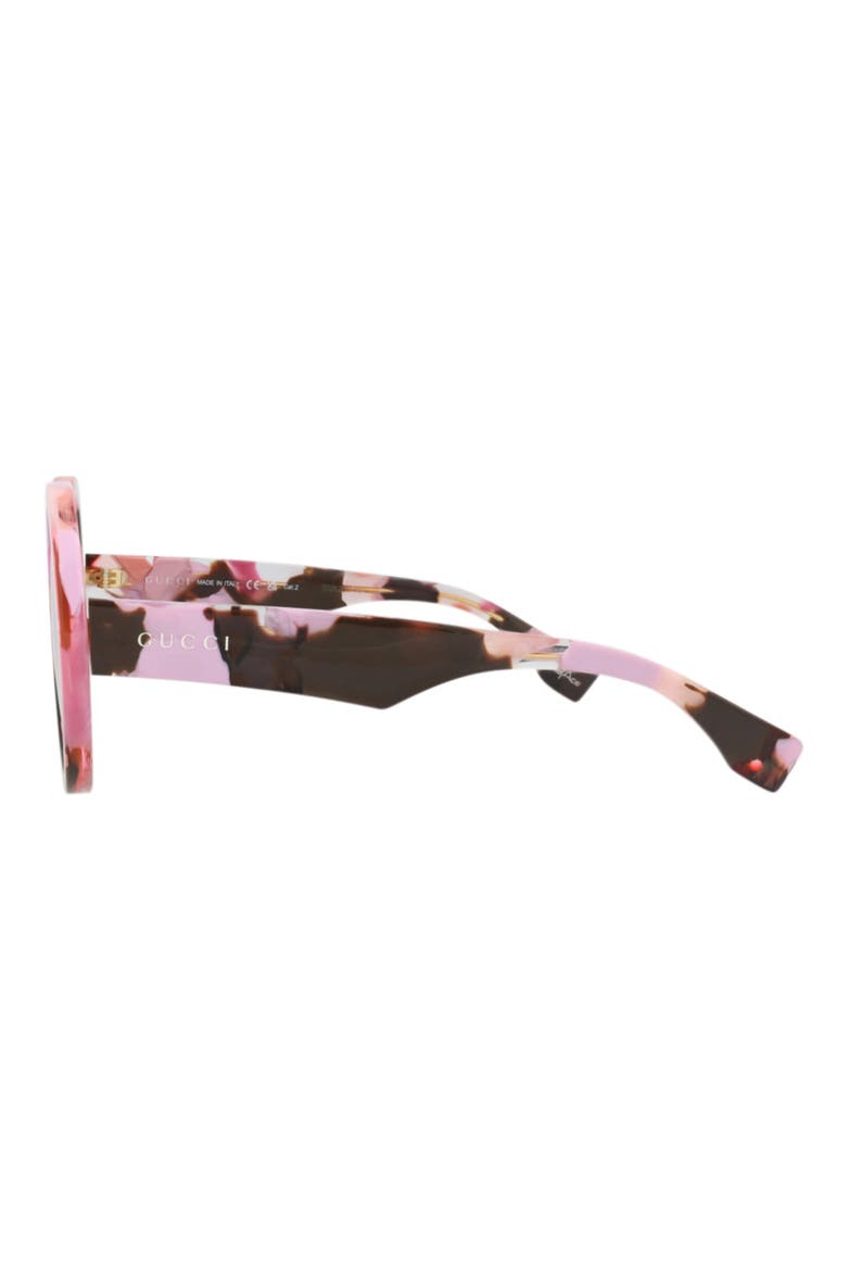 54mm Round Sunglasses, Alternate, color, PINK PINK VIOLET