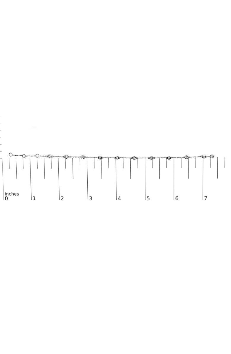 Haus of Brilliance 14K White Gold 1/2 Cttw Diamond by Yard Bracelet, Alternate, color, White Gold