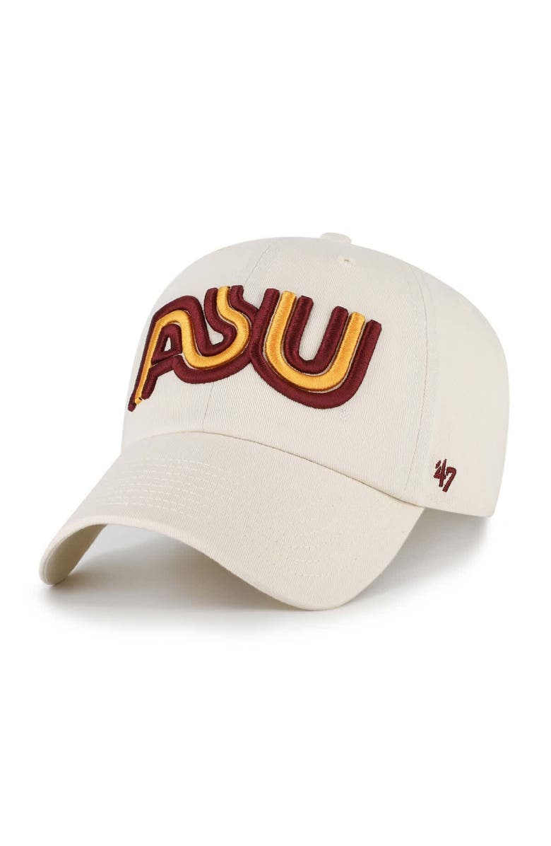 '47 Men's '47 Sand Arizona State Sun Devils Vault Clean Up Adjustable Hat, Main, color, 
