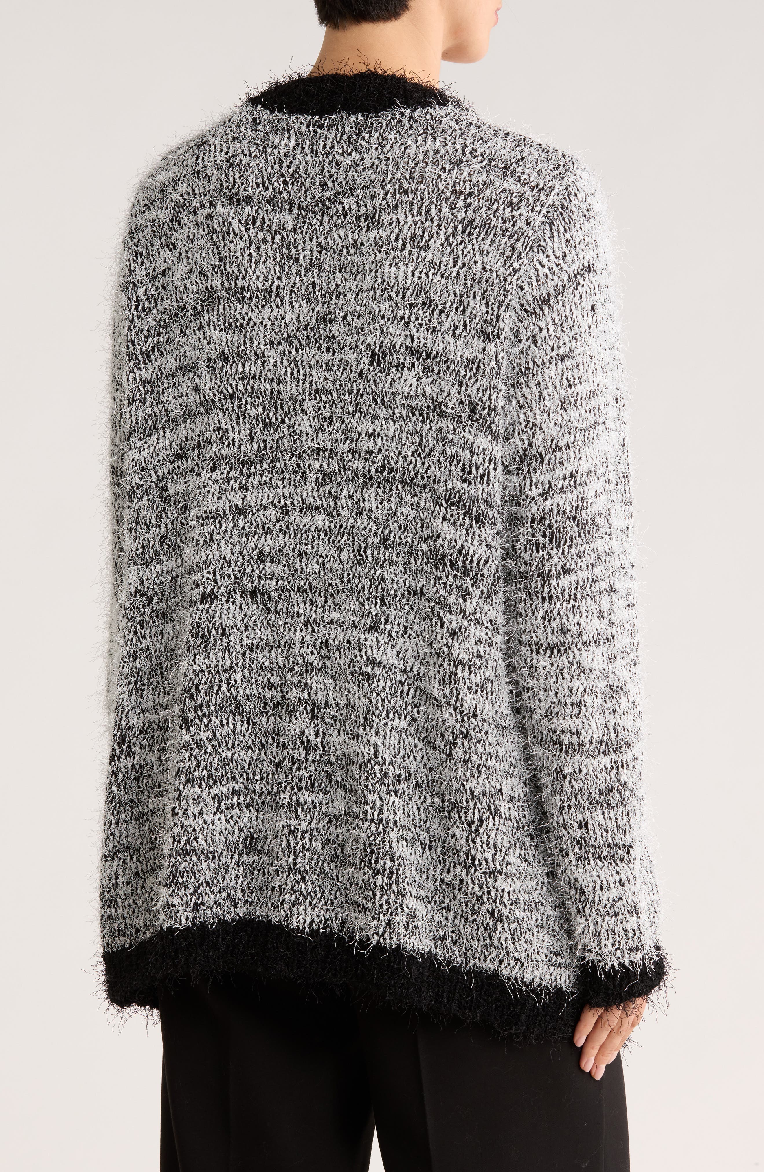 Open Front Fuzzy Knit Cardigan - image 2