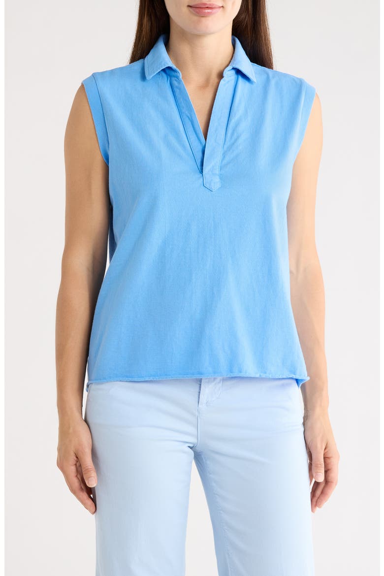 Olivia Popover Henley Tank, Main, color, SKY