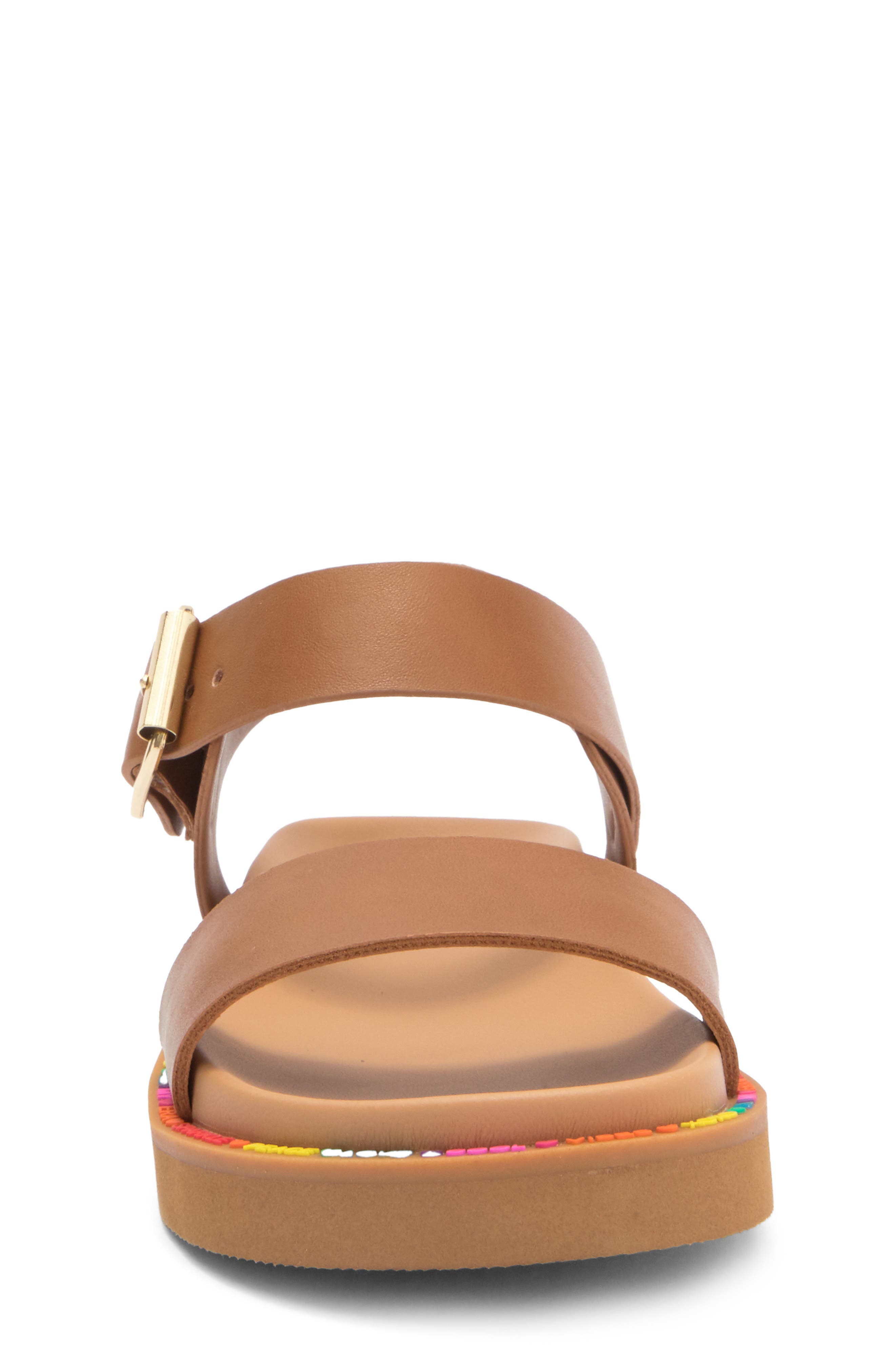 Steve Madden Kids' Jelira Ankle Strap Sandal, Alternate, color, Cognac