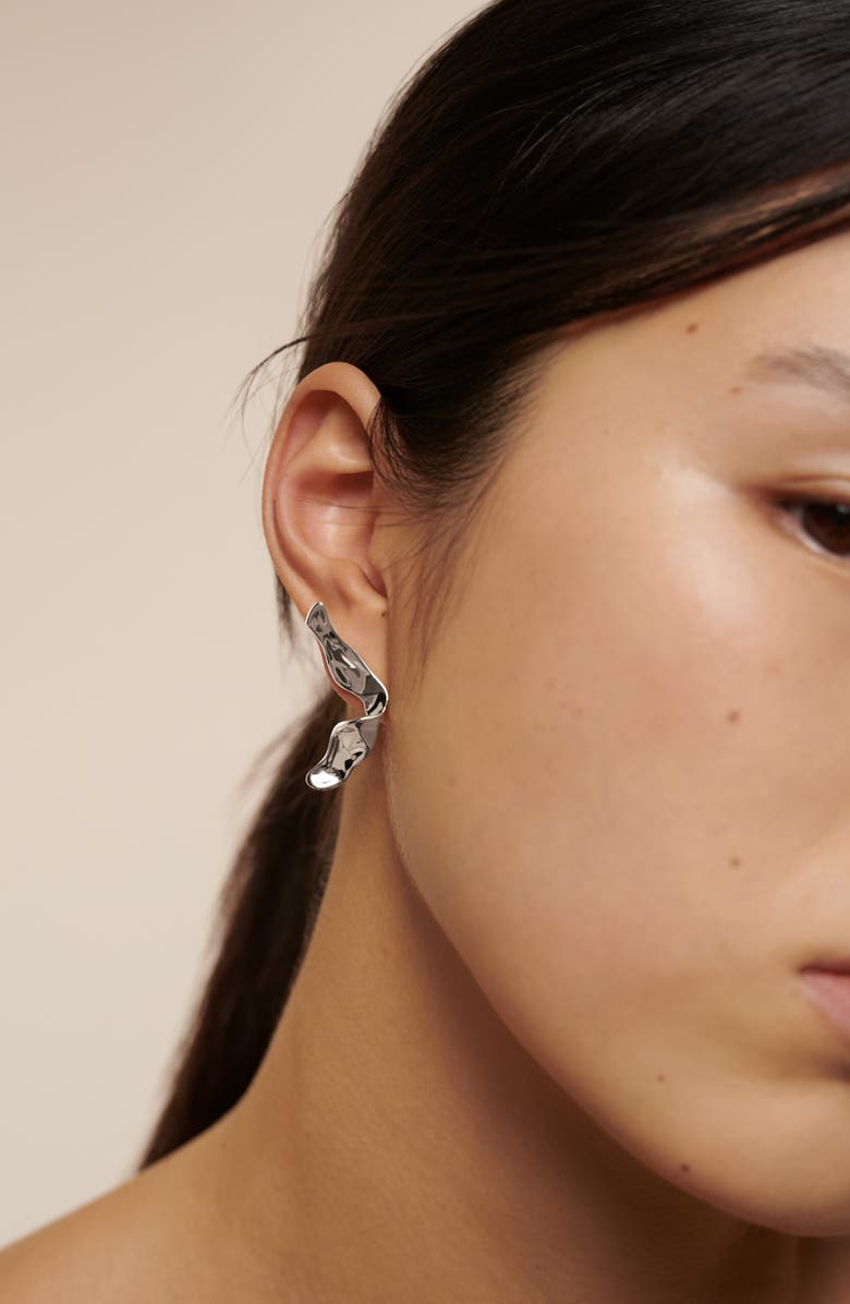 Monica Vinader The Wave Stud Earrings, Alternate, color,