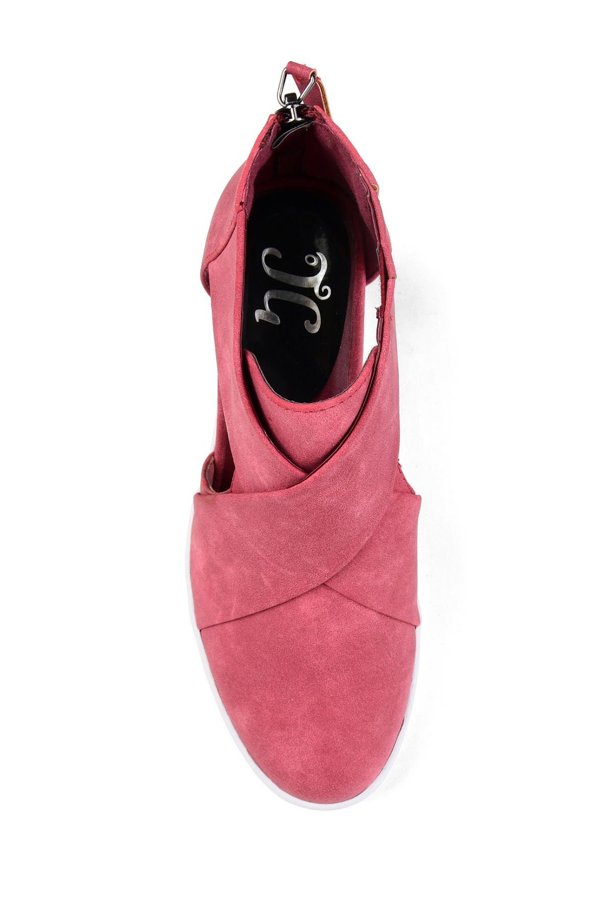 JOURNEE Seena Crossover Platform Wedge Pump, Alternate, color, PINK