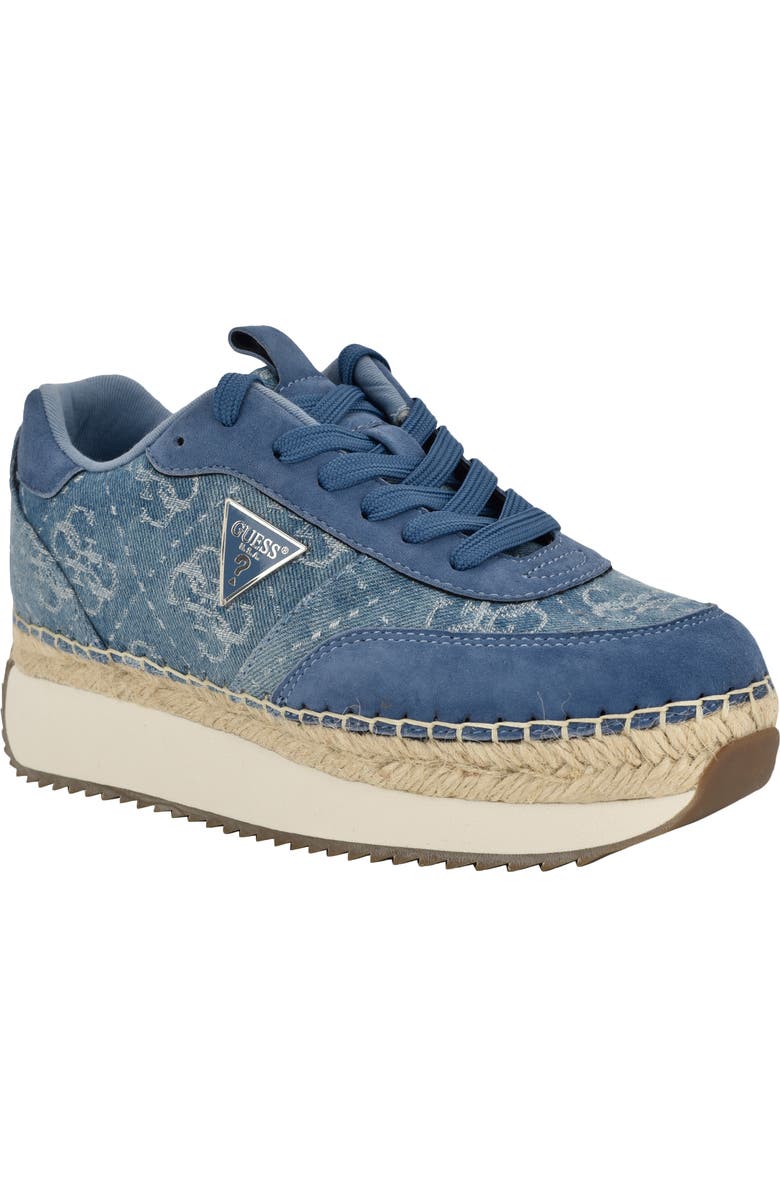 GUESS Stefen 3 Espadrille Platform Sneaker, Main, color,