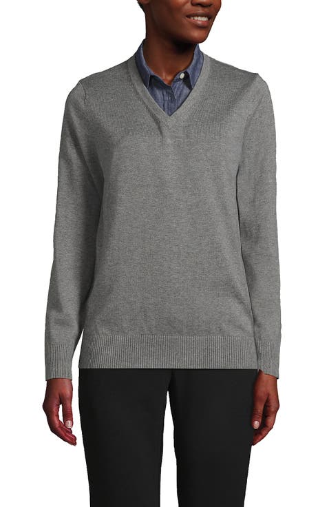 Cotton Modal V-neck Sweater