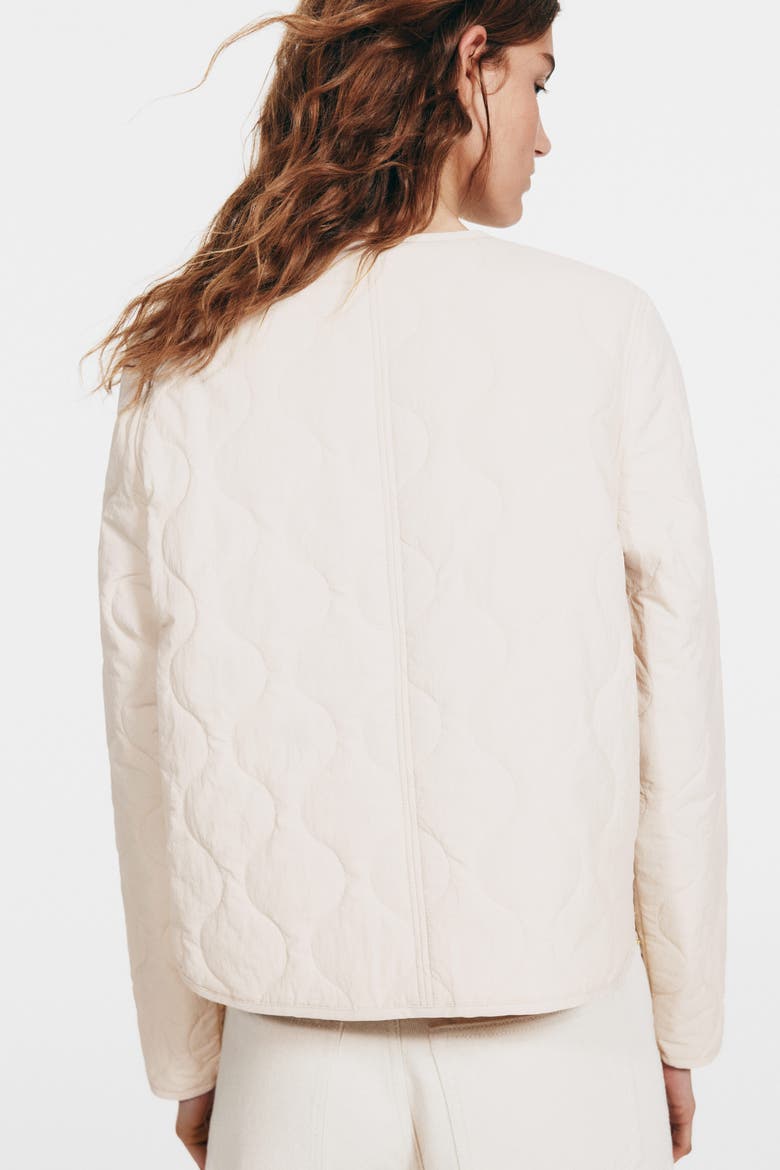 Quilted Nylon Jacket, Alternate, color, Powder pink