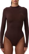 Naked Wardrobe Naked Long Sleeve Bodysuit