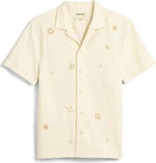 Madewell Embroidered Easy Fit Button-Up Shirt