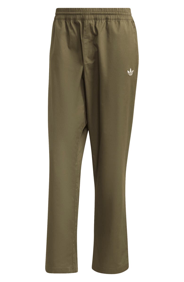 adidas Originals BPop Stretch Cotton Chino Pants, Alternate, color, Olive Strata