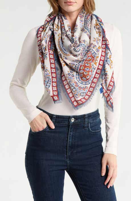 Bellini Paisley Wool Blend Scarf