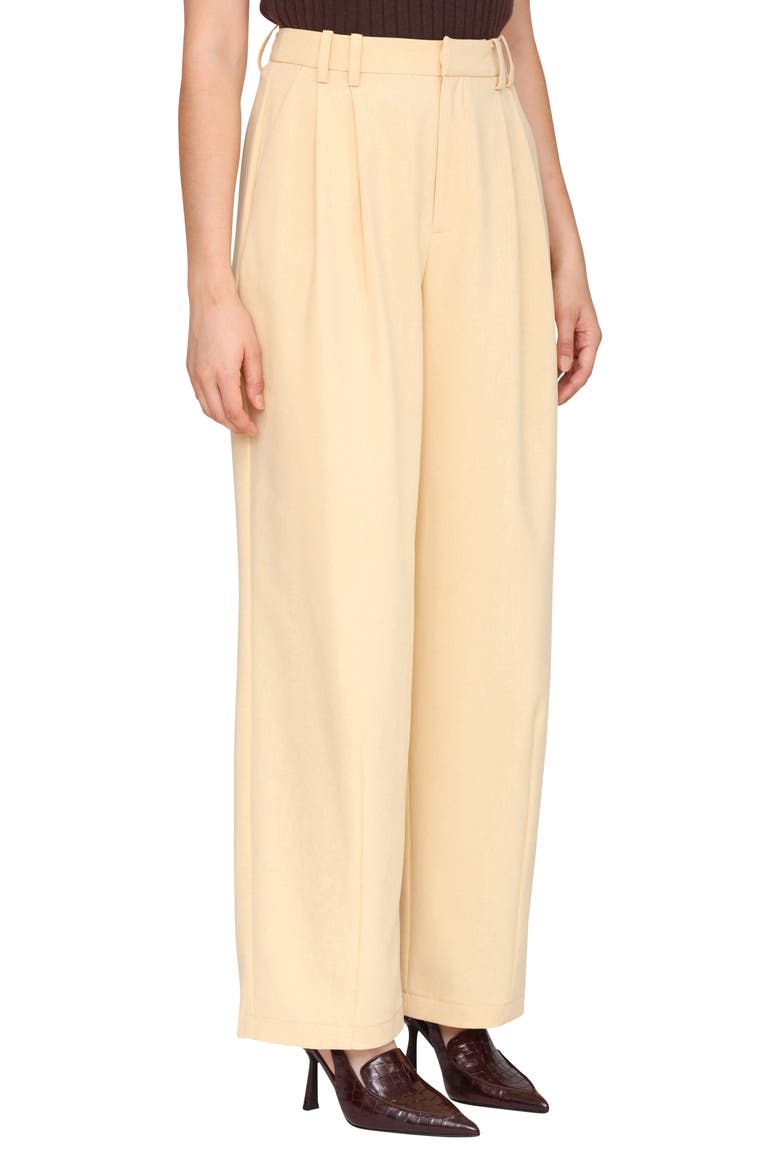 Wide Leg Barrel Trousers, Alternate, color, CAMEL