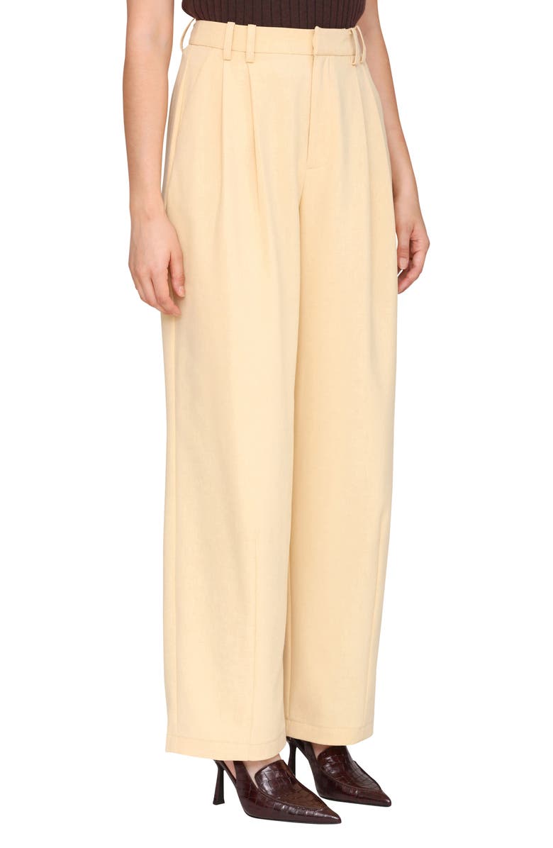 Avec Les Filles Wide Leg Barrel Trousers, Alternate, color, Camel