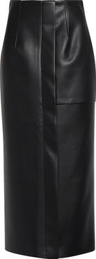 ISRAELLA KOBLA Suraya Leather Midi Skirt