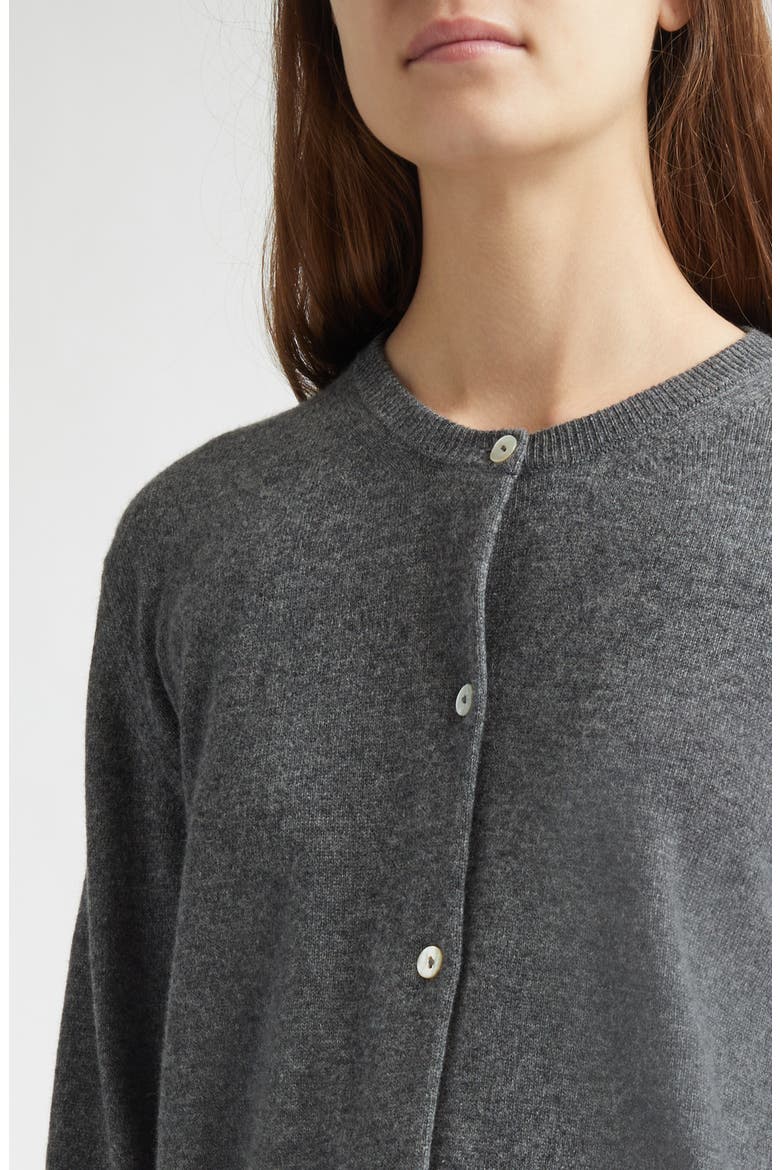 Seashell Cashmere Cardigan, Alternate, color, SMOKE MAYFAIR