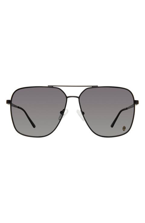 61mm Gradient Navigator Sunglasses