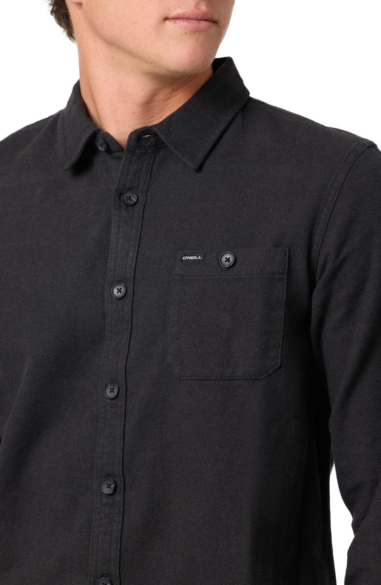 O'Neill Regent Flannel Button-Up Shirt, Alternate, color, Phantom