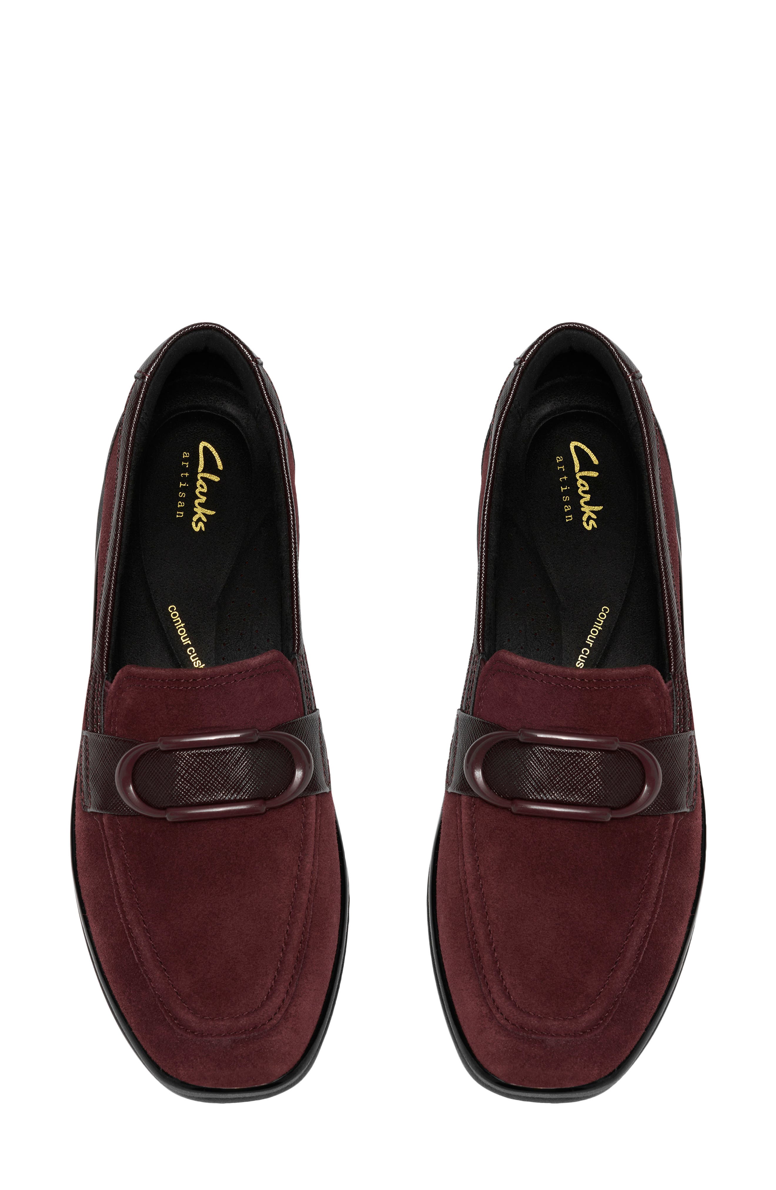 Lynell Bay Loafer, Alternate, color, WINE LEATHER