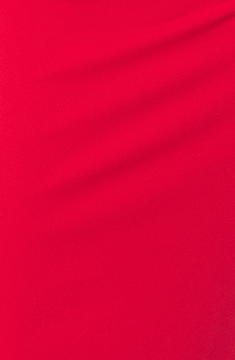 Betsy & Adam Rosette Strapless Cocktail Dress, Alternate, color,