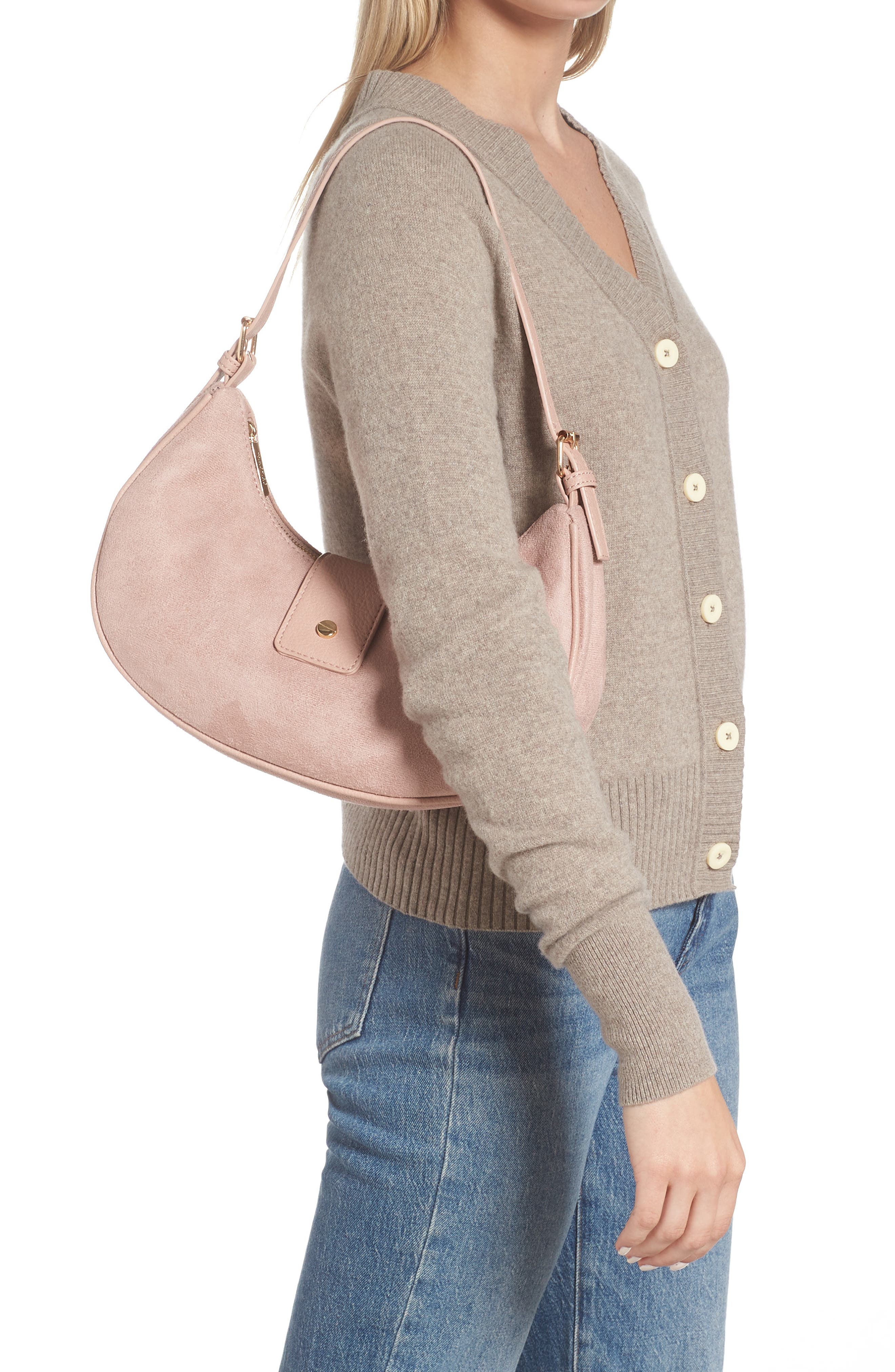 Shay Mom & Me Vegan Leather Two-Piece Handbag Set, Alternate, color, BLUSH