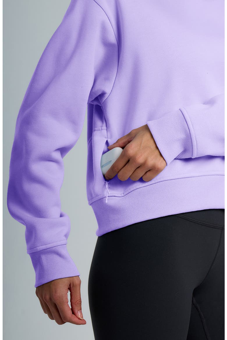 Northcoast Sweatshirt, Alternate, color, BRIGHT LAVENDER