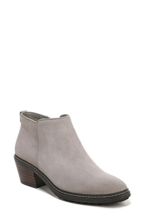 Grey short shops boots womens