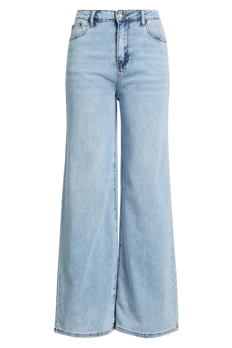 High Waist Wide Leg Jeans, Alternate, color, INDIGO