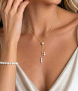 The Pearl Source Freshwater Pearl Tincup Selena Necklace Pendant