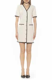 Jaiya Short Sleeve Button Front Dress