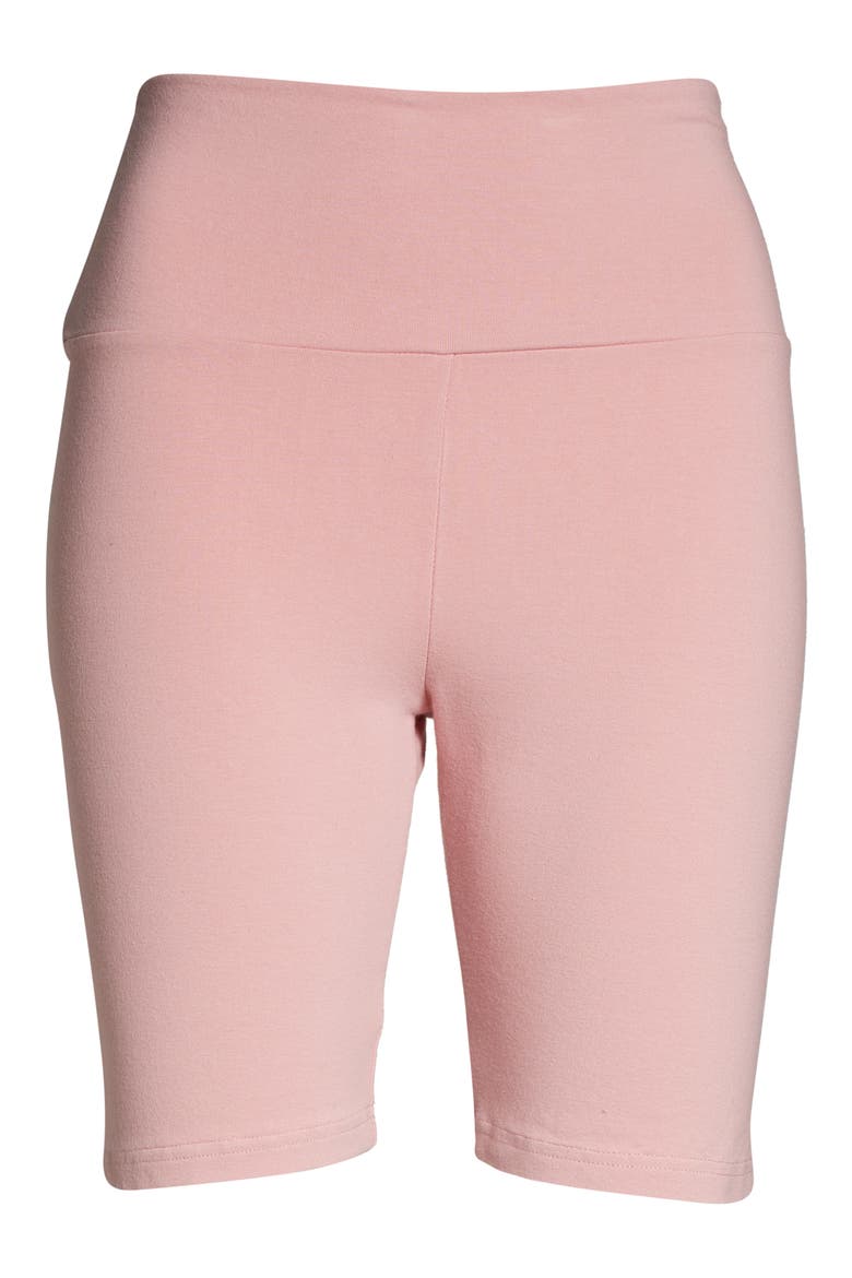 Rilynn Lounge Bike Shorts, Alternate, color, CLAY PINK