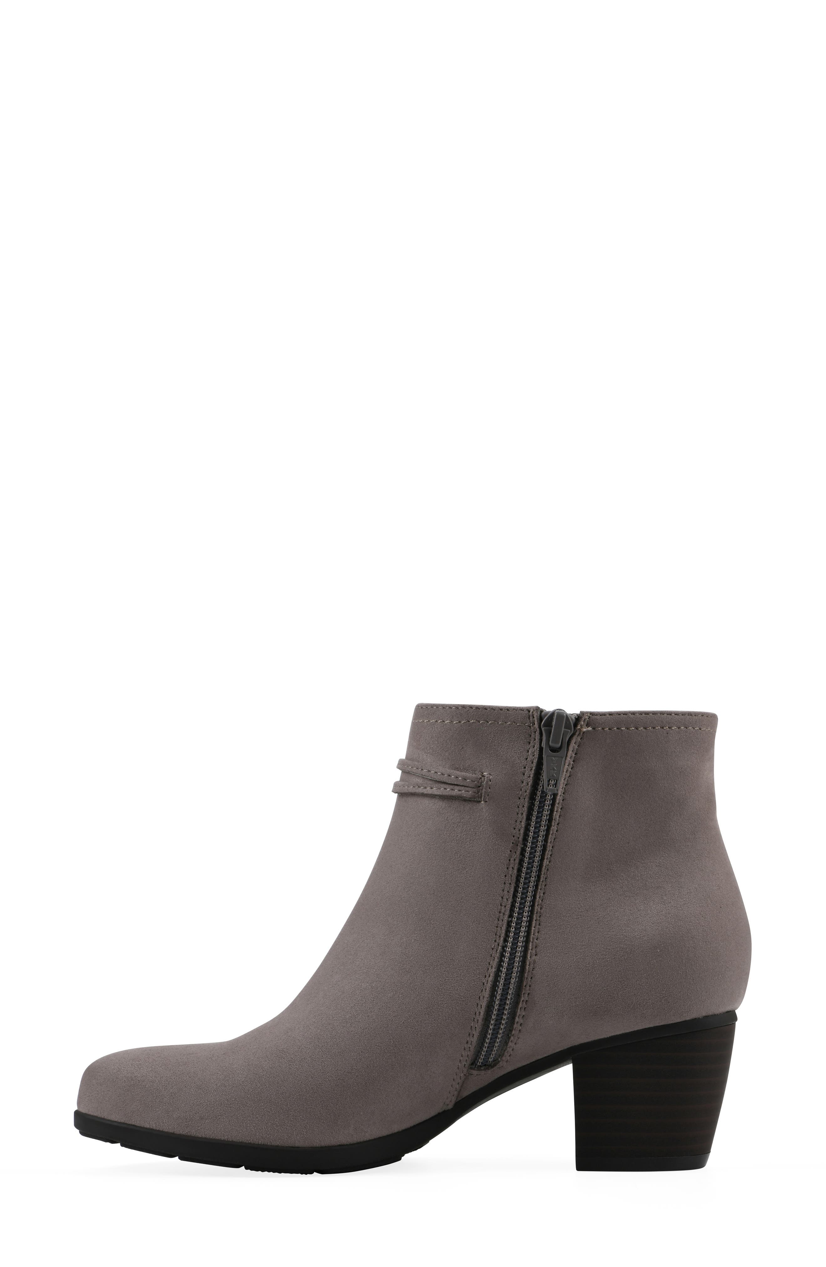 CLIFFS BY WHITE MOUNTAIN Angelo Bootie, Alternate, color, Grey Taupe Fabric