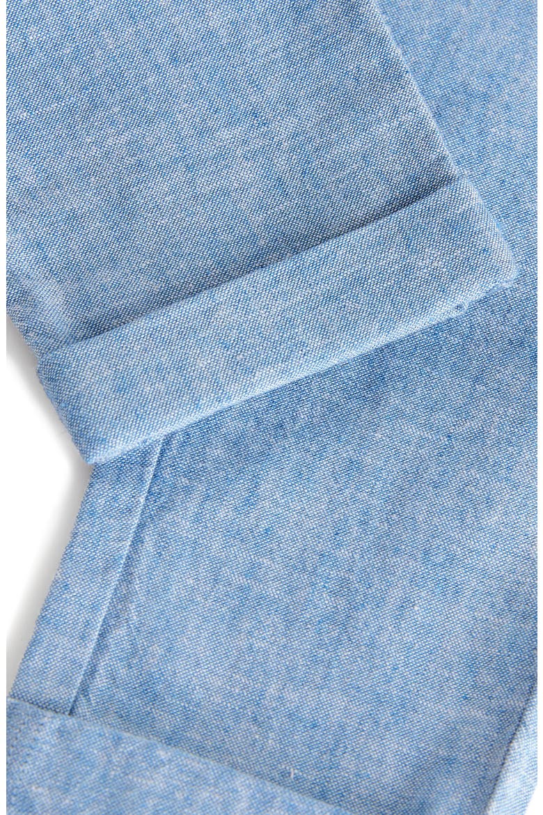 Kids' Linen & Cotton Chambray Drawstring Pants, Alternate, color, BLUE